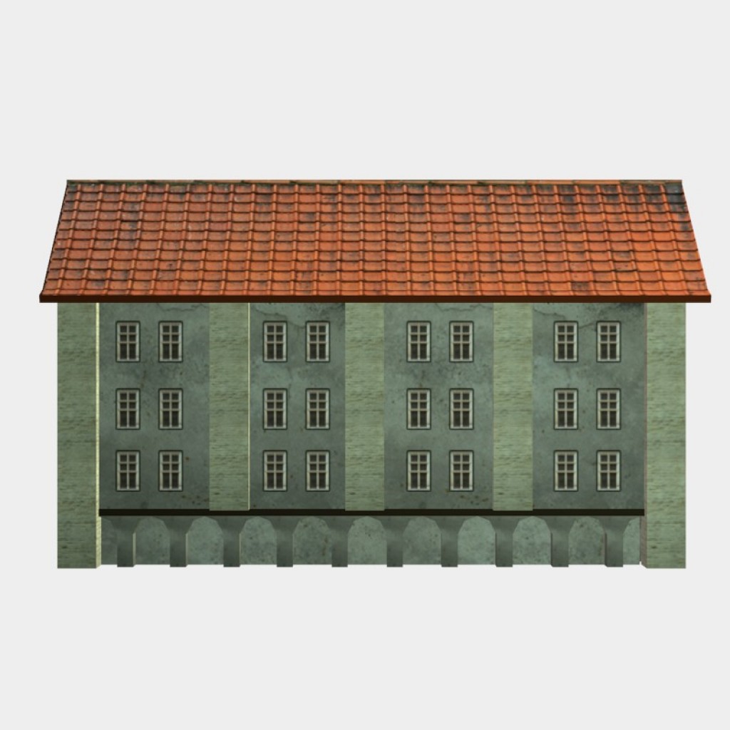 Low Poly Building #2 preview image 3